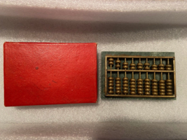 Vintage Small Metal Abacus w/Marble Base Paperweight (Unglued) *Pre-Owne... - $16.99
