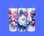Floral Tumbler Wrap Clip Art 100 PNG Digital Download Bundle VOL 1 - $2.99