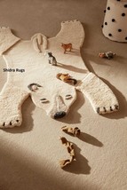 Hand Tufted Rug, Panda Shape Rug, Crochet Rug  Bear Shape Area Rug Home&amp;... - £21,112.69 GBP