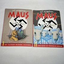 Maus A Survivor&#39;s Tale Vol I &amp; II Art Spiegelman Graphic Novels TPB EUC 1986 92 - £59.51 GBP