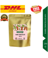 Dark Chocolate Drink 60% Caroma Hot Chocolate Intense Cocoa Taste Antiox... - €47,91 EUR