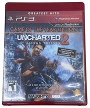 Uncharted 2 Among Thieves Game Of The Year Edition PS3 Greatest Hits Complete - $14.84