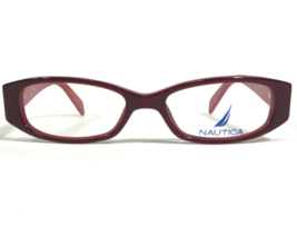 Nautica Petite Small Eyeglasses Frames N8038 654 Red Rectangular 48-16-135 - £29.38 GBP