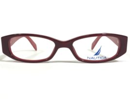 Nautica Petite Small Eyeglasses Frames N8038 654 Red Rectangular 48-16-135 - £29.47 GBP