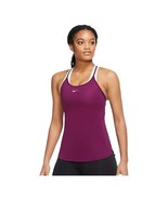 Nike Womens Dri-FIT One Elastika Training Tank DD4941-610 Pink Size M Me... - £27.89 GBP