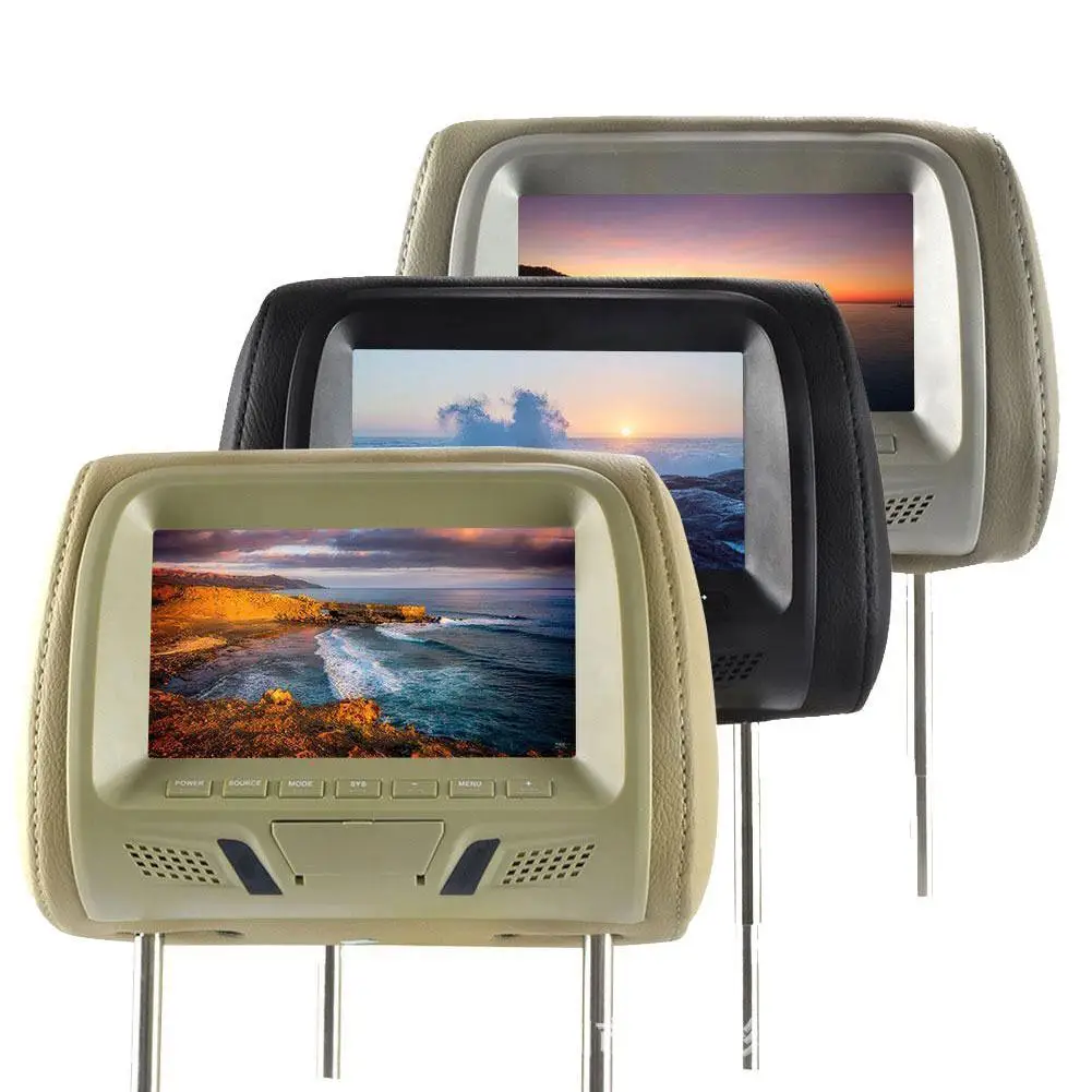 Universal 7-Inch Touch Screen Car Headrest Monitor - £59.99 GBP