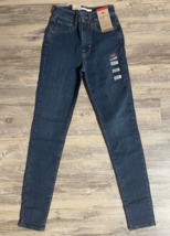 Levi&#39;s 721 High-Rise Skinny Jeans Women&#39;s Size 0 Medium W25 L30 NWT Levis Levi - $27.89