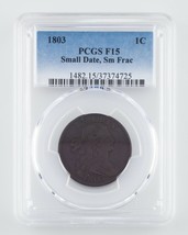 1803 1C Large Cents Graded By PCGS As F15 Small Date, Mint Coin-
show or... - $10,458.11 MXN