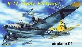 Vintage Warplane B-17 Flying Fortress Magnet #01 - £6.38 GBP
