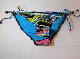 Hot Water Separates Bikini Bottom Only striped Women&#39;s Junior&#39;s Size Var... - $18.01