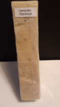 Lavender Patchouli Cold Processed handmade soap loaf,  10 precut bars - £16.21 GBP