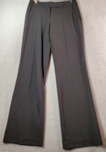 Calvin Klein Dress Pants Womens Size 2 Gray Polyester Flat Front Straight Leg - £12.26 GBP