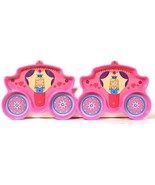 2 Count UrbanTrend KidsFunWares Pink Princess Carriage Shape Plate - $27.73 CAD