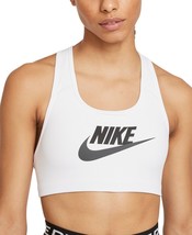 Msrp $38 Nike Women&#39;s Dri-fit Swoosh Mid-Impact Sports Bra Size Xs (See Details) - £8.71 GBP
