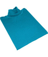 Men PRINCELY Turtle neck Sweater From Turkey Soft Merino Wool 1011-80 Teal - $1,316.59 MXN