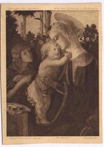 Advertising Card Madonna &amp; Child Fine Arts Publishing London Regent St  - $3.60