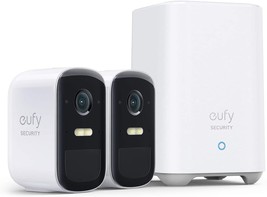 eufy Security, eufyCam 2C Pro 2-Cam Kit, Wireless Home Security System with 2K - £164.49 GBP