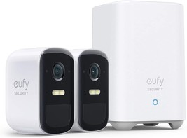 eufy Security, eufyCam 2C Pro 2-Cam Kit, Wireless Home Security System with 2K - £232.58 GBP