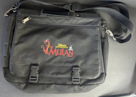 Walt Disney MULAN Black Embroidered Messenger  Bag, Pre-Owned - $16.83