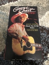 George Strait Live (VHS, 1997) 17 Songs Including Bonus Video. MCA. - $148.92 MXN