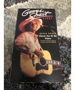 George Strait Live (VHS, 1997) 17 Songs Including Bonus Video. MCA. - $7.99