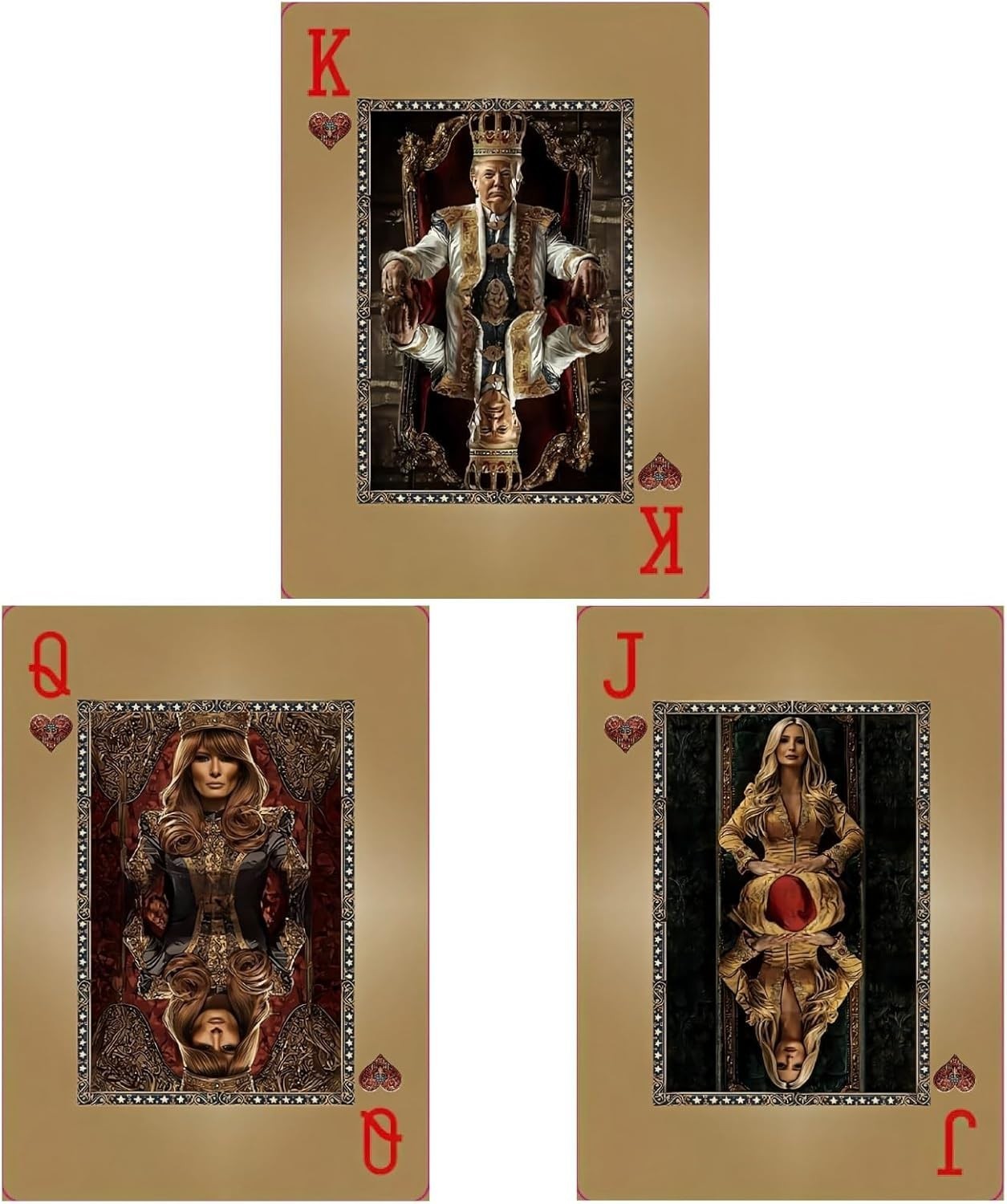 3 pk Trump Family Poker Playing Cards Premium Collector Decks 52 cards +2 jokers Item image 4