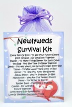 Newlyweds Survival Kit (Lilac) - Unique Sentimental Novelty Keepsake Gift &amp; Card - £6.50 GBP