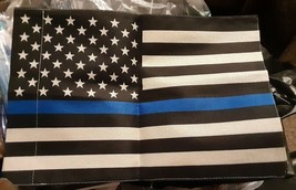 Thin Blue Line USA Garden Flag Decorative Flags 18x12.5&#39; Police Lives Ma... - £3.87 GBP