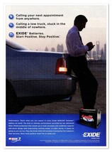 Exide NASCAR Extreme Battery Call From Anywhere 2009 Full-Page Print Magazine Ad - £7.74 GBP