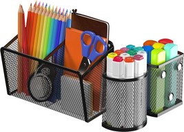 Sinboun 3 Pack Magnetic Pencil Holder Magnetic Storage Basket Organizer - $38.01 CAD