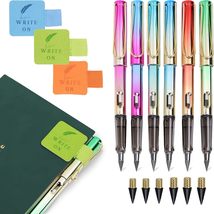 6pcs Pencil Set,Infinity Eternal Pencils with Replaceable Nibs +Eraser Equa to - £6.27 GBP