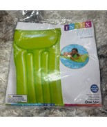 INTEX Economat 72”x27” Inflatable Adult Float Mat Green #59703EP NEW SEA... - £9.29 GBP