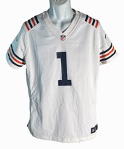 Justin Fields #1 Chicago Bears NFL Jersey Women&#39;s XLNike On Field White - $29.69