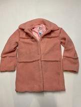 TOPSHOP Short Borg Fleece Jacket in Pink   UK 8 (exp11) - £28.57 GBP