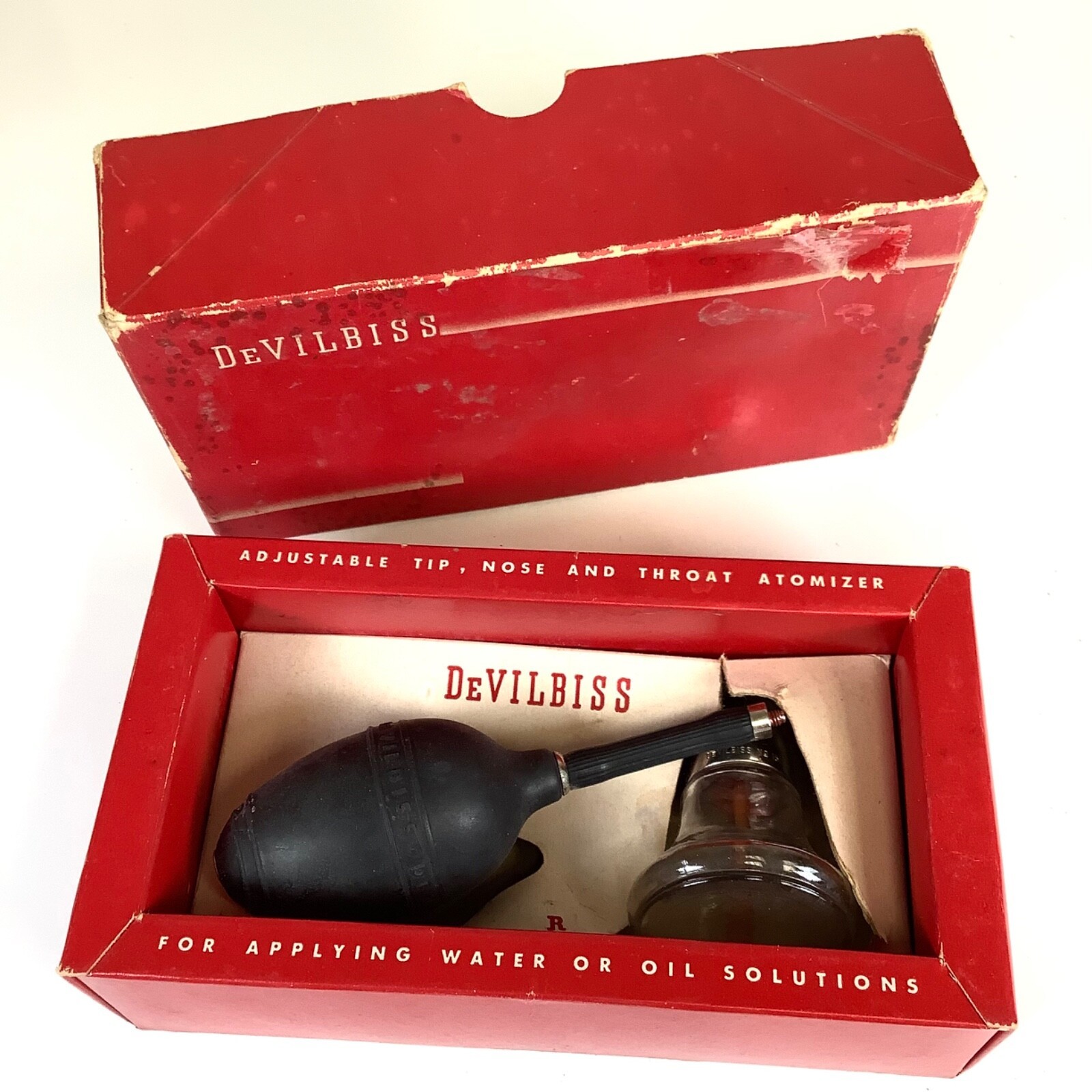 Vtg DeVilbiss No. 15 Adjustable Tip Atomizer Set Adjustable Tip w/Origin... - $6.99