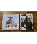 Lot Of 2 Elvis Presley And John Wayne Hardcover Books - $17.63