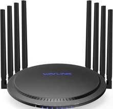 Wavlink Ac3000 Smart Wifi Router-Mu-Mimo Tri-Band Gigabit Wireless Internet High - £35.85 GBP