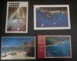 LOT OF 4 Bitter End Yacth Club and Virgin Gorda  Postcards unused and unposted - £3.15 GBP