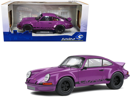 1973 Porsche 911 RSR Purple with Black Stripes 1/18 Diecast Model Car by... - £63.86 GBP