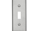 Legrand Pass &amp; Seymour 302/304 1-Gang Toggle Narrow Wall Plate, Stainles... - $9.01