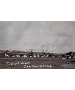 VINTAGE PHOTO; TUG OF WAR IN CANTON, CHINA; CIRCA 1912 - £11.93 GBP