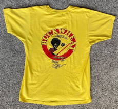 Vtg Buckwheat Surf Team T Shirt-Single Stitch-Yellow-Little Rascals Grap... - $70.13
