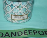 Bath &amp; Body Works Paradise Cove Scented Essential Oil Candle 14.5 oz  - £27.84 GBP