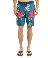 George Men&#39;s E Board Swim Trunks Shorts Size 3XL 48-50 Blue Floral 9&quot; In... - $25.17 CAD