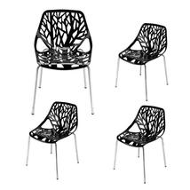 Mid Century Side Chairs Set of 4 - £169.33 GBP+