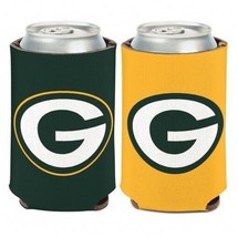 GRENN BAY PACKERS 2 SIDED CAN COOLER/KOOZIE NEW AND OFFICIALLY LICENSED - £5.64 GBP