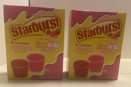 8 Starburst 4 Flavored Jello Gelatin Cherry Watermelon Strawberry Fruit ... - £14.33 GBP