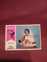 1974 - 75 O-Pee-Chee WHA Hockey #46 Andre Gaudette Quebec Nordiques - £1.57 GBP