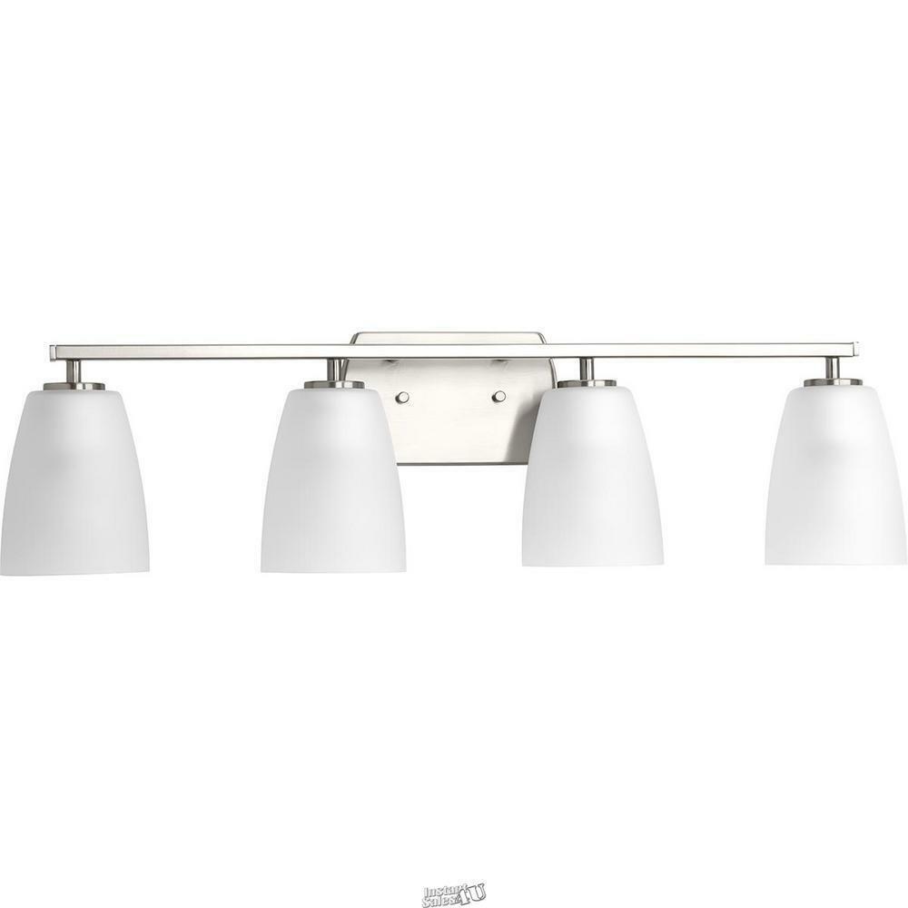 Primary image for Leap Collection 4-Light Brushed Nickel Bath Light