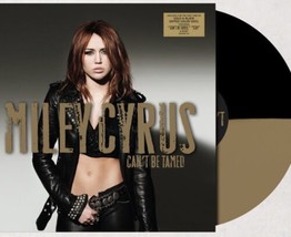 Miley Cyrus Can&#39;t Be Tamed Vinyl New! Limited Gold Black Lp! Who Owns My Heart - £38.98 GBP